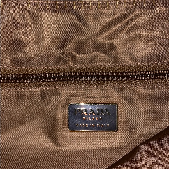 Authentic Prada Raso Gold, Tortora, #B7921 - Picture 6 of 8